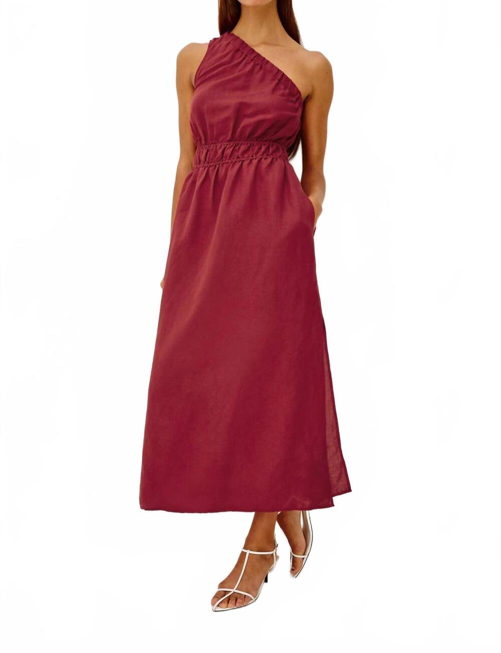 NEW RAILS selani midi dress in spice